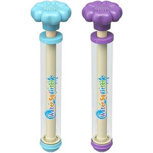 Firework Water Gun,Couples Romantic Firework Style Water Guns,Bulk High Pressure Pull-Out Waterguns for Bathing,Pool,Party Entertainment， Fireworks Water Gun（Blue and Purple) Set of 3