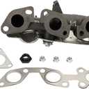 TRQ Left Exhaust Manifold Compatible with 1999-2004 Nissan Frontier 2000-2004 Xterra