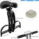 XIEEIX Child Bike Seat, Kids Bike Seat with Guardrail, High Seat Cushion Backrest Mountain Bike Child Bike Seat, Bicycle Child Safety Seat for Children from 1 to 3 Years Old