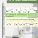 Mini Split Line Set Cover 3 Inch 10Ft, Easy to Install Lineset Cover Kit for Mini Split with Instruction, DIY Decorative PVC White Kit for Minisplit, Air Conditioner, Central AC and Heat Pump