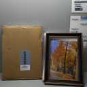 AUEAR,12x18 Picture Frame for 12x18 Photo Without Mat,Vintage Style,Wall Mounting (Black and Ornate Gold)