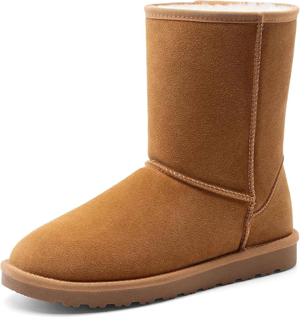 Bruno Marc Men's Winter Boots Cold Weather Outdoor Casual Warm Suede Faux Fur Lining FuzzyClassic Short Boots, 9.5