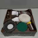 Horsepower Electric Power Scrubber, Waterproof, Spins 350 RPM, 5 Brush Heads, AS-SEEN-ON-TV, Cleans Dirt & Grime, Tile, Grout, Bathrooms, Kitchen, Auto Rims, Outdoor Furniture & More, Rechargeable