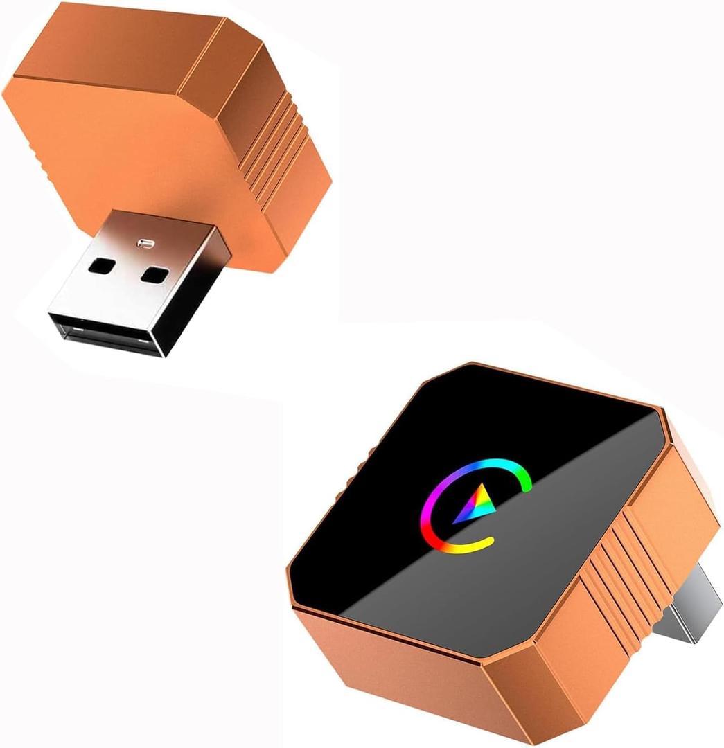 2026 Mini Wireless CarPlay Adapter for iPhone,2-in-1 Wired to Wireless for Android&CarPlay Auto,Plug and Play Fast & Stable Connection,Zero Delay Car Play for iOS 10+, Android 11+