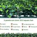 ODTORY Artificial Ivy Privacy Fence Wall Screen,40X120 in(33.5 sqft) UV-Anti Faux Boxwood Roll Panels Greenery Backdrop Ivy Vine Leaf Hedges Fence Panels for Indoor Outdoor Green Wall Decor