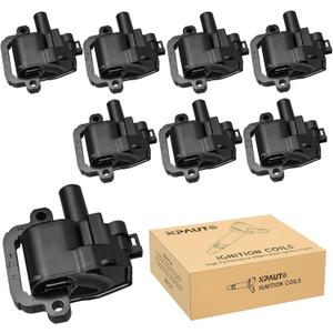 Ignition Coil Pack Compatible with V8 5.7 8.1 1998 1999 2000 2001 2002 Chevy Camaro Corvette Silverado Suburban Express, GMC Sierra Yukon XL Savana, 2004 2005 Cadillac CTS 5.7L 8.1L, C1144 UF192, 8pc