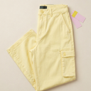 Wild Fable High Rise Cargo Jeans, M, Yellow