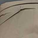 Qh.home IP65 Waterproof Hot Tub Cover, Wind & UV Resistant 600D Polyester 76x 76 Spa Cover for Hot Tub, with Ratchet Strap System, Fits 75x75,74x74,73x73,6 x6 ft Square SPA,Wheat