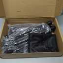 Projector Stand Tripod Adjustable, Laptop Height from 23.5 to 46.5 inches with Gooseneck Phone Holder, Floor for Office, Home, Stage, Studio, DJ Racks Holder Mount, 23.5inch-46.5inch (Black)