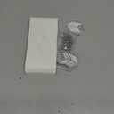 20pcs L Bracket Corner Brace, White 90 Degree Brace Small Right Angle Brackets with Screws Joint for Wood Right Angle Bracket Decorative Support Braces for Furniture Cabinet Shelves