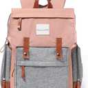 Frank Mully Diaper Bag Backpack Large Multifunction Travel Baby Bag for Mom Dad Pink1