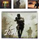 2 x 2026 Calendar Monthly Planner, 2026 Wall Calendar, Calendar 2025-2026, Calendar that Honors the Military