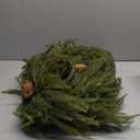 9FT Norfolk Pine Garland with Lights, Lighted Christmas Garland with Timer & 8 Lights Modes- Prelit Battery Operated Pine Garland with Pinecones for Mantle Table Fireplace Door Staircase Decorations