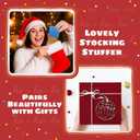 Christian Christmas Ornaments - Religious Christmas Ornaments for Women - Christian Gifts for Women - Religious Bible Verse Jesus Inspirational Faith Ornament for Tree - Glass Ornament