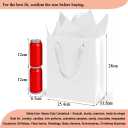 Aosric White Gift Bags with Tissue Paper, Ribbon & Greeting Card, 2 Pack Medium Size 10x4.5x11 In Reusable Gift Bag for Wedding, Baby Shower, Birthday Party Favor, Return Gifts