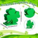 Wooden Shamrock Napkin Holder St Patrick's Day Table Centerpiece Freestanding Napkin Holder for Dinning Table Kitchen Breakfast Nook St. Patrick's Day