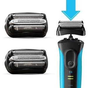VIDSA 2Pack 32B S3 Electric Replacement Shaver Head for Braun Series 3 Shaving Razors, Compatible with S3 3040s 3080s-4 370cc 3070cc 3000s 3010, 3090cc Etc. 2 Pcs