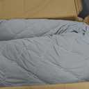 BEDELITE Cooling Body Pillow for Adults, Creative Ultra Soft Cool-Touch Quilted Nylon-Spandex Body Pillow Cover, Adjustable Memory Foam Long Pillow for Side Sleepers, Pregnancy & Back Pain (Light Grey)