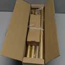 Gold Curtain Rod, 1 Inch Adjustable Heavy Duty Curtain Rods for Windows 48 to 84 Inch, Decorative Modern Window Treatment Rods, Telescopic Splicing Metal Drapery Pole, Easy Installation (36''-88'' (1 Pack))