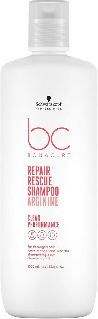 Schwarzkopf Professional Bonacure Peptide Rescue Micellar Shampoo (33.8 Fl Oz (Pack of 1))