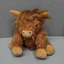 Heatable & Coolable Highland Cow Stuffed Animals Plushie, Microwavable Heating Pad for Soothing & Relaxation, Lavender Scented Cattle Plush Toys for Stress Relief, Stuffed Cow Gifts