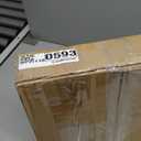 XBurmo Small Round Coffee Table - 3 Tier Design Accent Table, Narrow Side or Bedside Stand, Industrial Vintage Nightstand for Bedroom, Living Room, or Small Spaces, Rustic Brown (1 Pack)