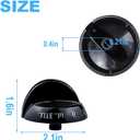 316220009 Range Burner Knob for Frigidaire Knobs AP4322122 PS1991531（4 Pack）