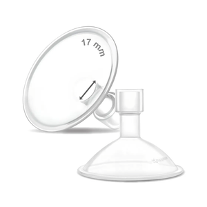 Maymom MyFit Crater Series 17mm Two-Piece Design Small Breastshield Compatible with Medela Breast Pump Parts; Replace Shields; Fit Flex Connector; 2pc