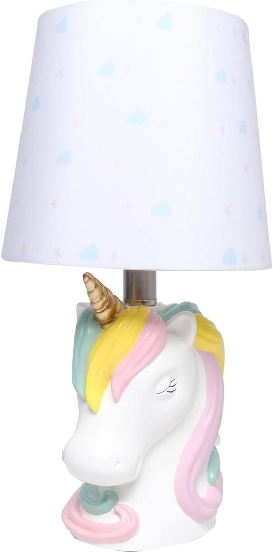 Unicorn Lamp for Girls Bedroom - 15", Girls Lamp for Kids Room - Cute Birthday Gifts for All Ages: Toddler Boys, Children 3 4 5 and Up Years Old, Kids Table Lamp, Pink Bedside Lamp