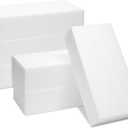 Juvale Flower Foam Craft Blocks - White 6-Pack, 8 x 4 x 2 in - Blocks for Flower Arrangements, Packing Foam and DIY Craft Supply