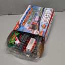 Toyvian Christmas Train Set Festive Battery Powered Train Model Mini Train Lights & Sound, Railway Kits Steam Locomotive Engine, Lights & Sound, Railway Kits