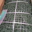 Grass Wall Panels, 10"x 10"(20pcs) 4-Layer Artificial Boxwood Faux Green Wall for Interior