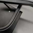 CANEOE Led Ceiling Light Fixture,4500K Modern Hallway Light fixtures Ceiling Lighting,Black Square Close to Ceiling Lights for Bathroom Bedroom Kitchen Balcony Stair Small Ceiling Lamp, Black