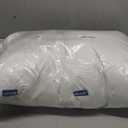 MIULEE 16x16 Pillow Inserts,Set of 2 Down Feather Throw Pillows for Couch Sofa Bed, Decorative Fluffy Throw Pillow Inserts Cotton Fabric,White