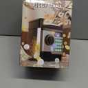 NAFEIV Piggy Bank, Automatic Electronic Piggy Bank for Kids Boys Girls with Password and Fingerprint Unlocking Simulation, Money Bank Kids Safe Toys for 3 4 5 6 7 8 9 10 Year Old Boy Girl (Black)