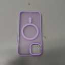 Thomo Strong Magnetic for iPhone 13 Case & iPhone 14 Case [Compatible with Magsafe] Translucent Matte Slim Shockproof Women Girl Anti-Fingerprint Protective Case for iPhone 14/13 6.1", Lilac Purple