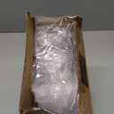 Lyellfe 100 Pack 4 Oz Dessert Cups with Spoon, Clear Plastic Cups, Mini Disposable Square Parfait Shooters Cups for Appetizer, Ice Cream, Pudding, Tasting Party