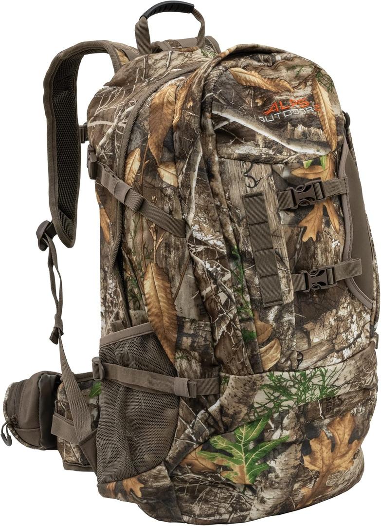 ALPS OutdoorZ Falcon Camo Hunting Pack with Secure Drop-Down Weapon Pocket (Realtree Edge - New)