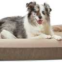 Casper Dog Bed, Plush Memory Foam, Large, Sand, 35.0"L x 45.0"W x 7.0"Th