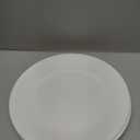 Corelle Vitrelle 6-Piece Salad Plates Set Triple Layer Glass and Chip Resistant, 8-1/2-Inch Lightweight Round Plates, Winter Frost White