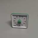 LIORQUE Visual Timer for Kids, 60-Minute Countdown Timers for Classroom Office Kitchen with Silent Operation, Kids Timer for Teaching (Batteries Included) (Green)