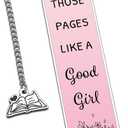 Funny Book Marks for Reading Women Dark Romance Smut Bookmarks for Women Girls Adult Spicy Metal Bookmark for Book Lovers Bookish Book Accessories Christmas Birthday Gift is That Smutt Bookmark