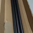 Matte Black Double Blackout Curtain Rods 72 to 144 Inches (6-12 Feet),1-Inches Front and 5/8 Inches Back Adjustable End Cap Double Window Drapery Rod for Drapes and Curtains