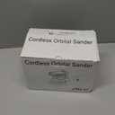 Cordless Random Orbital Sander Compatible for Dewalt 20v 60v Battery(NO Battery), Electric Palm Orbital Sander With Dust Collector, 6 Variable Speeds, 20Pcs Sandpaper For Sanding Polishing Woodworking (Yellow)