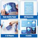 Dive Deeper 300 Icebreaker Cards Conversation Starter Talking Cards Family Edition Table Talk Team Building Games Connect Deeper with Each Other for Family Dinner Corporate Friend Stranger Game Night