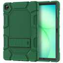Azzsy Case for Samsung Galaxy Tab A11+/A9+ Plus 11 Inch 2026/2024, Heavy Duty Shockproof Rugged High Impact Protective Case, Alpine Green