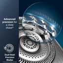 Philips Norelco Shaver Series 9000, Wet and Dry Electric Shaver, with Lift & Cut Shaving System and SenseIQ Technology, Pop-up Trimmer, Cleaning Pod and Travel Case, Chrome Silver, Model S9985/84