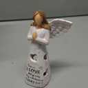Homazing Memorial Gift for Loss of Sister Memorial Lantern Sympathy Remembrance Bereavement Gifts for Loss of Sister with Angel Figurine