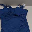 Plus Size Bathing Suit for Women Tummy Control Swimsuit One Piece Swimsuit Ruched Cute Swimsuits Vintage Swimwear 2026 (3X-Large, Blue)