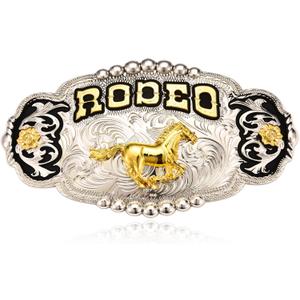Western Rodeo Belt Buckle for Men Big Cowboy Rodeo Horse Belt Buckles Large Belt Buckle Halloween Christmas
